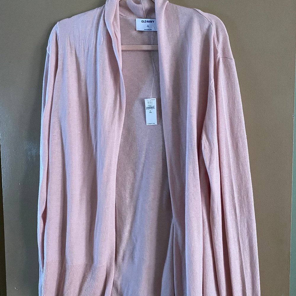 OLD NAVY  EXTRA LARGE TALL CARDIGAN PINK